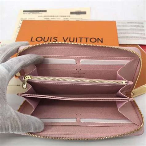 louis vuitton wallet with pink inside|louis vuitton light pink wallet.